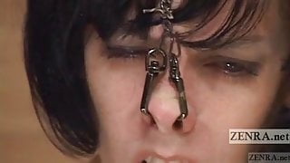 CMNF Subtitled Japanese nose BDSM with Elise Graves