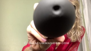 Joi Mommy turns Stepson to Stepdaughter , teaches her to suck cock , swallow cum sissification POV