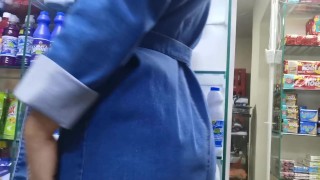 Walking naked in the supermarket – Risky flashing in public